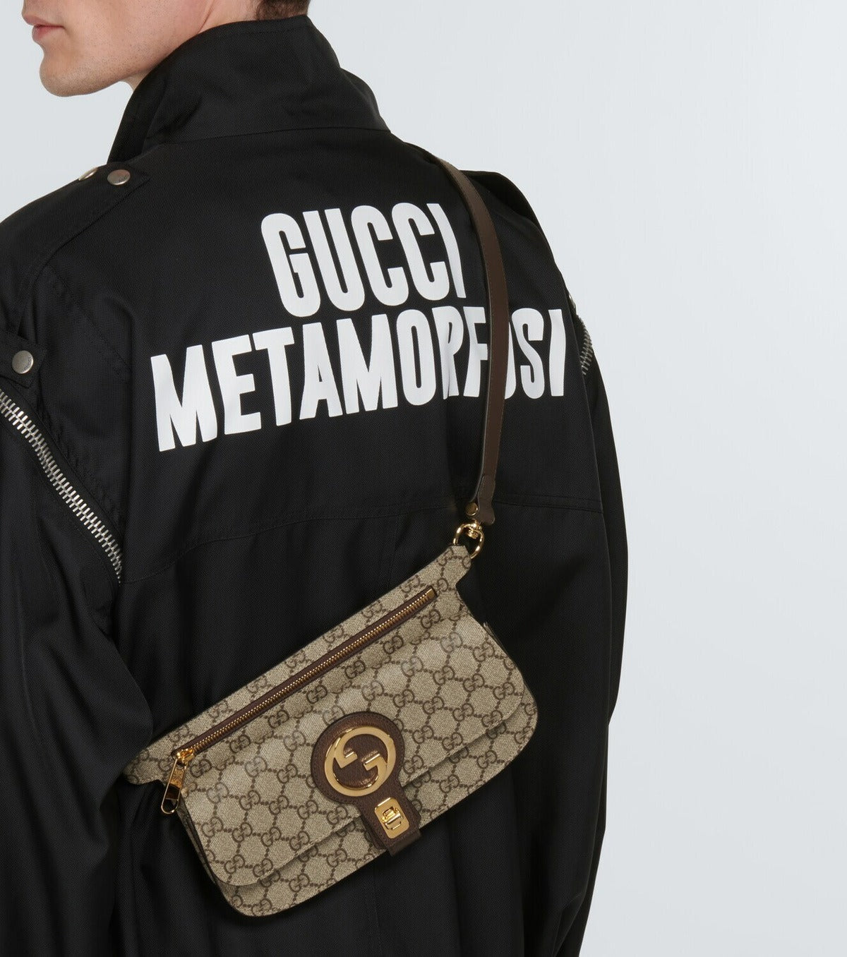 Gucci Blondie GG Supreme belt bag 24x4x5cm